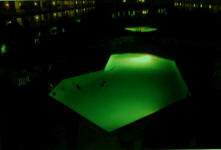 La Mirage Condos , Heated pool at night